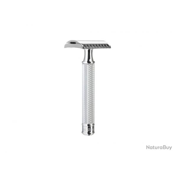 RASOIR DE SECURITE MUHLE TRADITION CHROME PEIGNE OUVERT