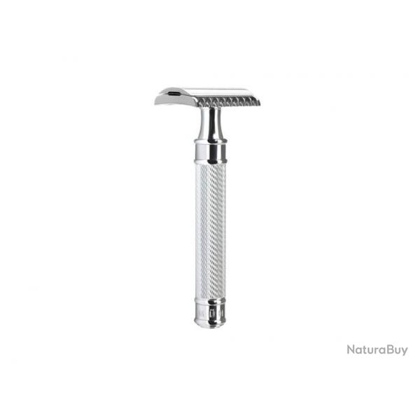 RASOIR DE SECURITE MUHLE TRADITION CHROME PEIGNE OUVERT