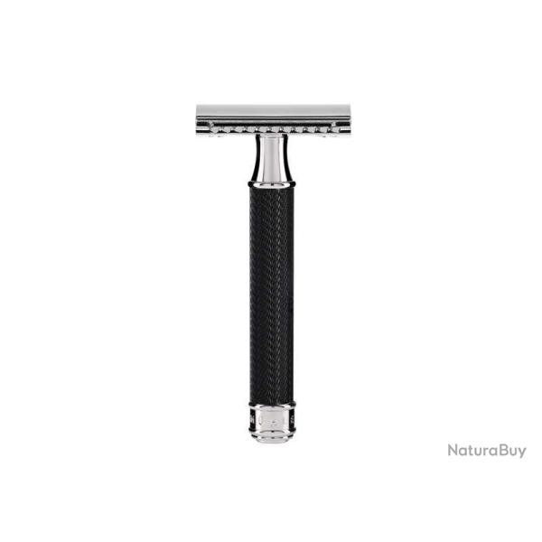 RASOIR DE SECURITE MUHLE TRADITION METAL NOIR PEIGNE FERME