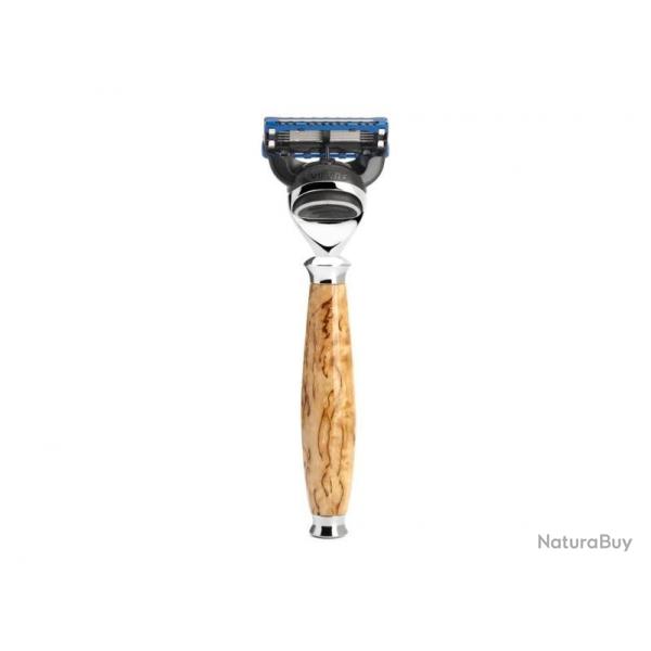 RASOIR FUSION MUHLE PURIST BOULEAU