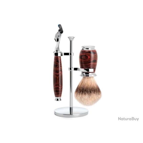 SET 3 P. MUHLE PURIST EBONITE FUSION PUR ARGENTE