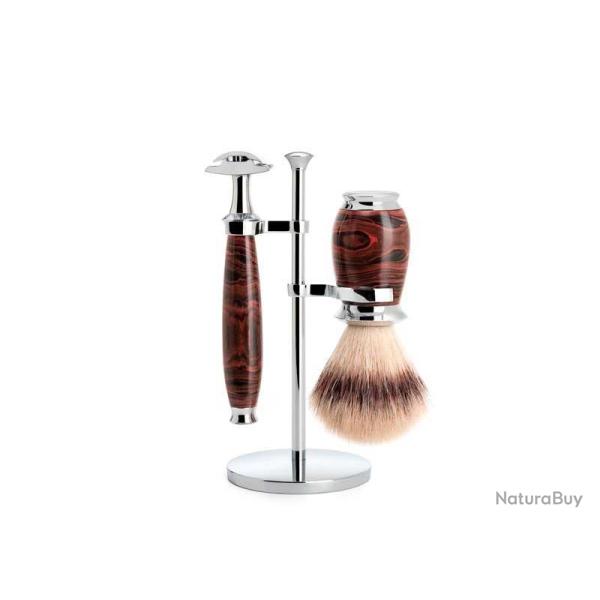 SET 3 P. MUHLE PURIST EBONITE SECURITE SYNTH.ARGENTE