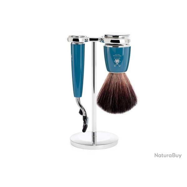 SET 3 P. MUHLE RYTMO BLEU PETROLE MACH3 SYNTH.NOIR