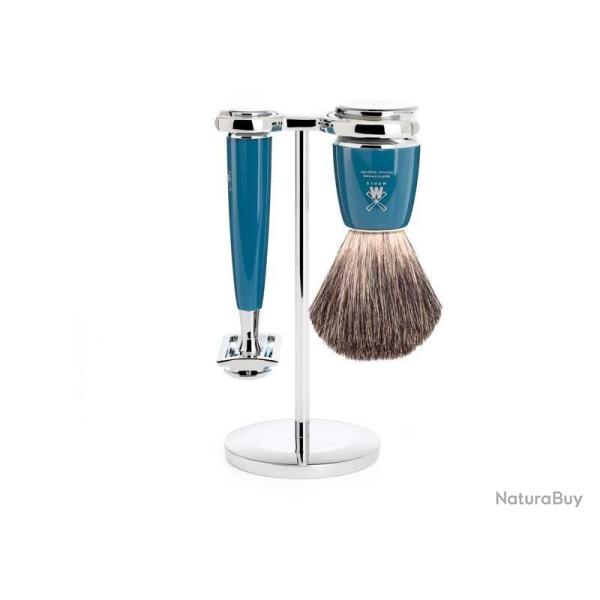 SET 3 P. MUHLE RYTMO BLEU PETROLE SECURITE PUR NOIR