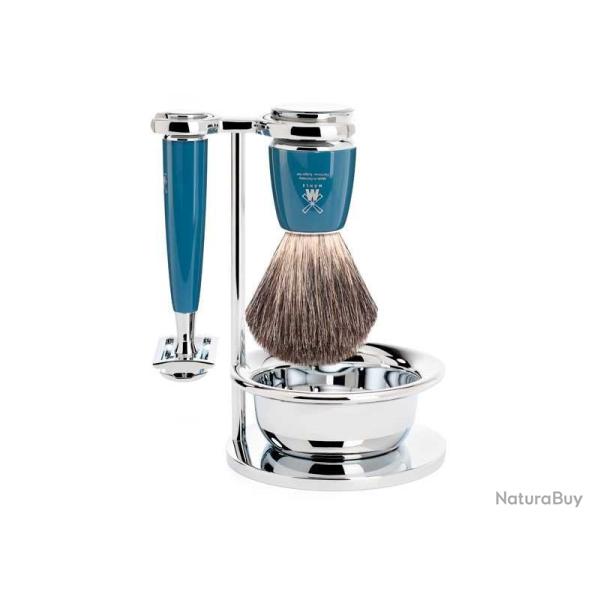 SET 4 P. MUHLE RYTMO BLEU PETROLE SECURITE PUR NOIR