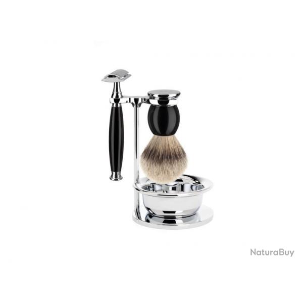 SET 4 P. MUHLE SOPHIST NOIR SECURITE PUR ARGENTE