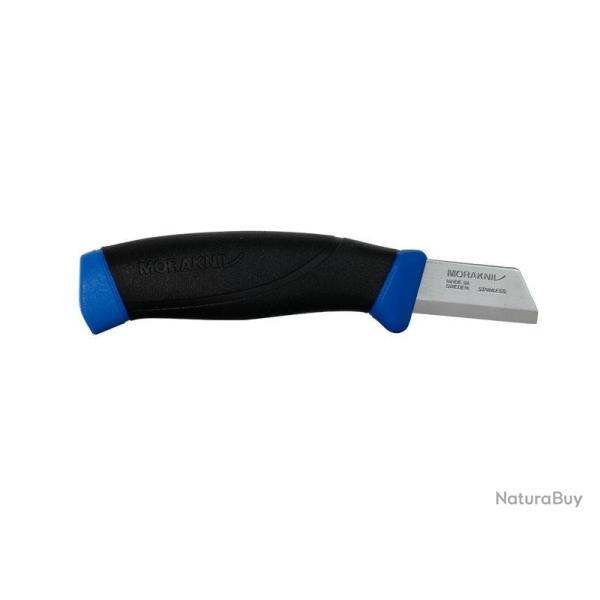 POIGNARD/CUTTER MORA SERVICEKNIV NOIR/BLEU INOX