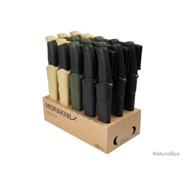 PRESENTOIR 15 POIGNARDS MORA COMPANION 3 - COLORIS ASS.