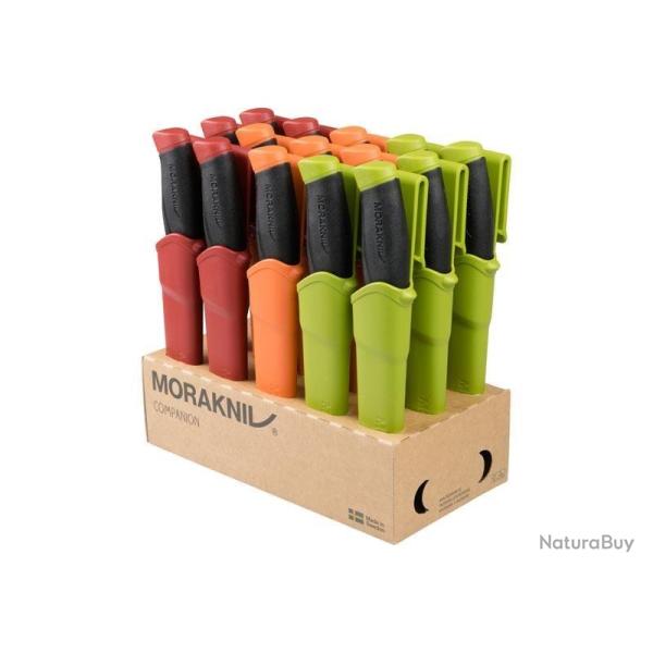 PRESENTOIR 15 POIGNARDS MORA COMPANION 4 - COLORIS ASS.