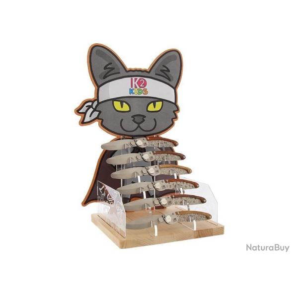 LOT 6 COUTEAUX K2� KIDS + PRESENTOIR OFFERT