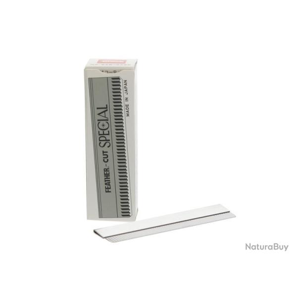 PAQUET DE 10 LAMES FEATHER PLATINIUM P. RASOIR EFFILER