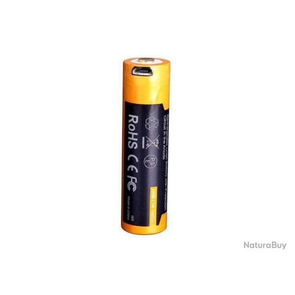 ACCU RECHARGEABLE 18650 3,6V 2600MAH MICRO USB