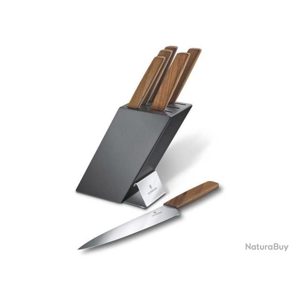 BLOC CUISINE VICTORINOX SWISS MODERN NOYER 6 PIECES