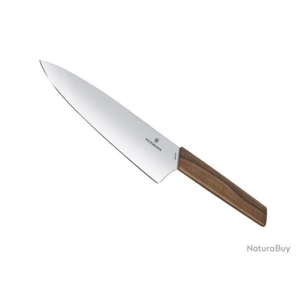COUTEAU CHEF VICTORINOX SWISS MODERN 20CM NOYER