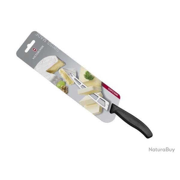 COUTEAU FROMAGE AJOURE VICTORINOX SWISSCLASSIC 13CM NOIR