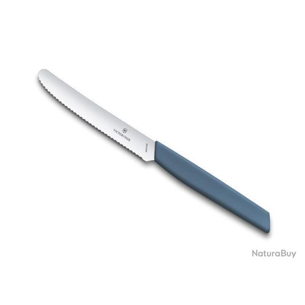 COUTEAU TOMATE VICTORINOX SWISS MODERN 11CM BLEUET