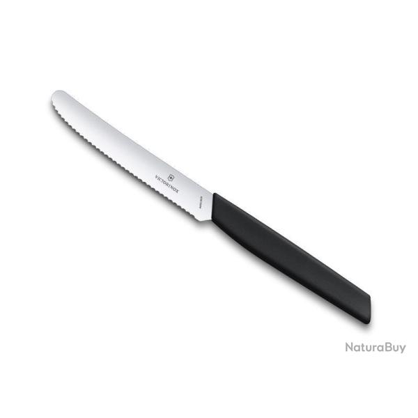 COUTEAU TOMATE VICTORINOX SWISS MODERN 11CM NOIR