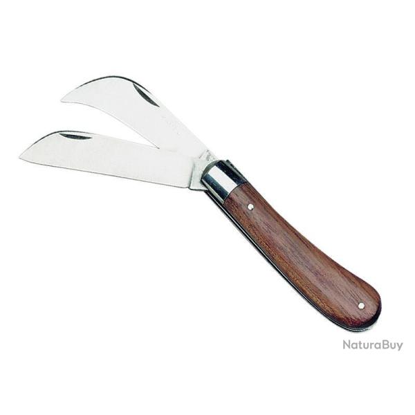 COUTEAU ELECTRICIEN 2P PALISSANDRE 10CM CARBONE