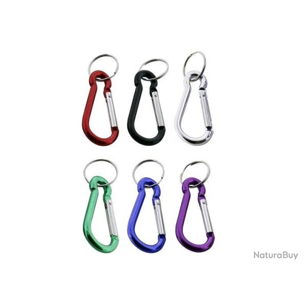 LOT 12 MOUSQUETONS COLORIS ASSORTIS