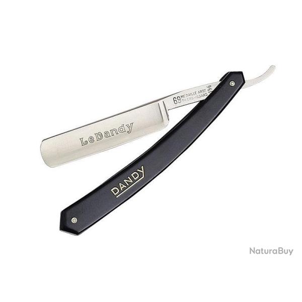 RASOIR LE DANDY 5/8 NOIR CARBONE