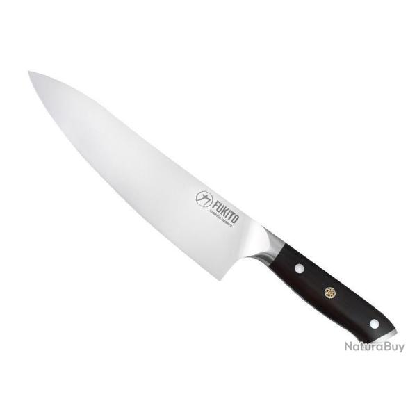 COUTEAU CHEF FUKITO 21CM EBENE X50