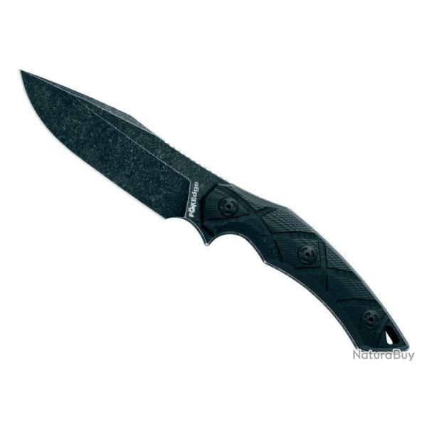 POIGNARD FOX EDGE LYCOSA G10 NOIR BLACKWASH