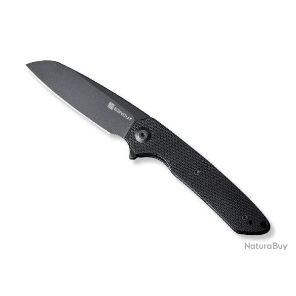 COUTEAU SENCUT KYRIL G10 NOIR BLACKWASH