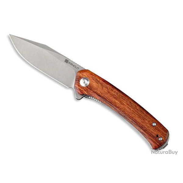 COUTEAU SENCUT SNAP BOIS DE GUIBOURTIA STONEWASHED