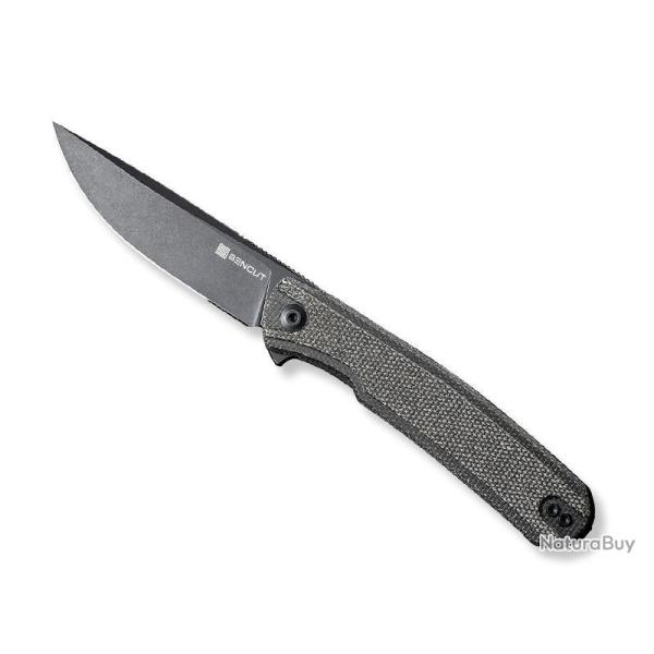 COUTEAU SENCUT SCITUS MICARTA VERT BLACKWASH