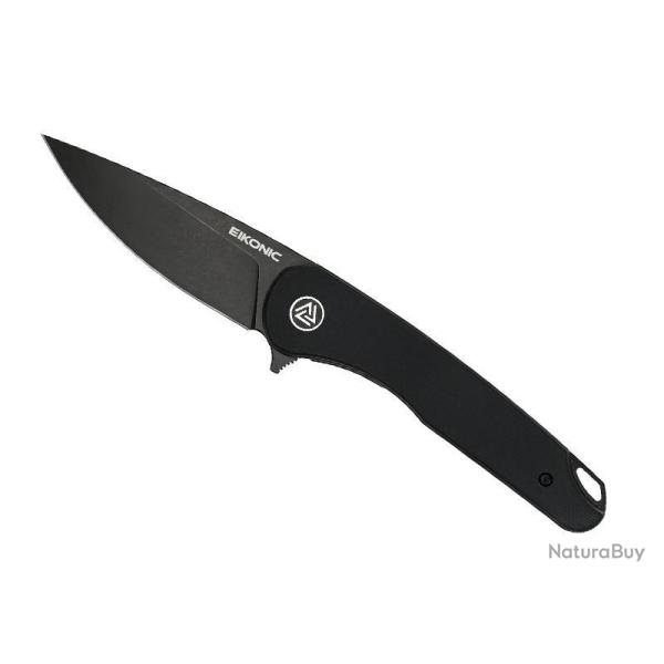 COUTEAU EIKONIC DROMAS G10 NOIR PVD
