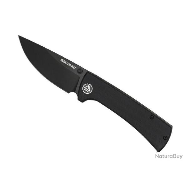 COUTEAU EIKONIC RCK9 G10 NOIR PVD