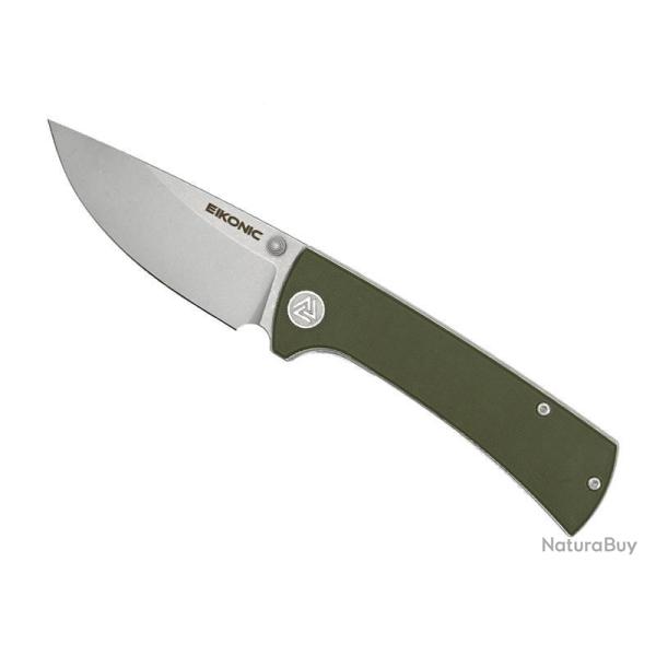 COUTEAU EIKONIC RCK9 G10 VERT STONEWASHED