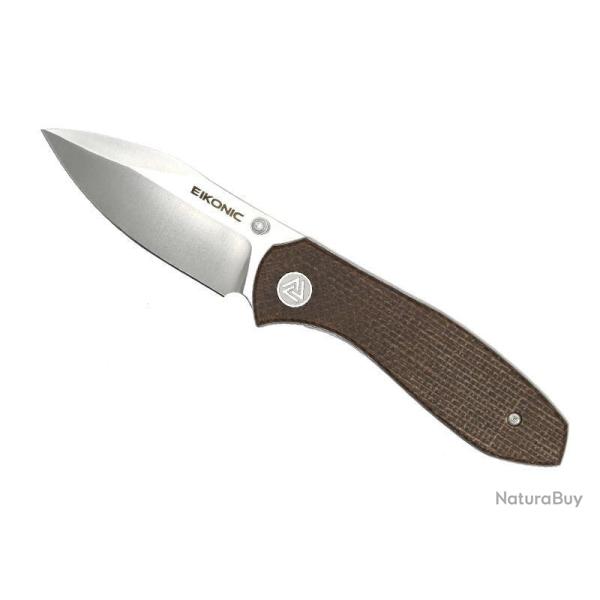 COUTEAU EIKONIC KASADOR MICARTA MARRON