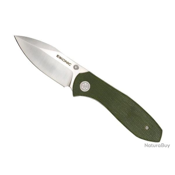 COUTEAU EIKONIC KASADOR MICARTA VERT