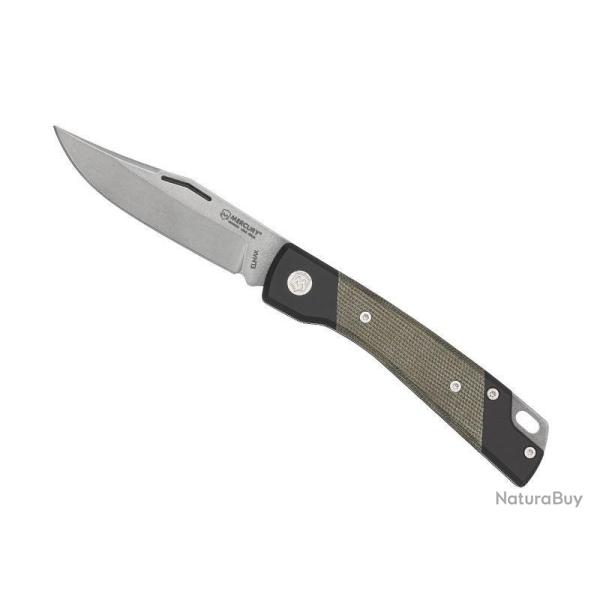 COUTEAU MERCURY MICARTA VERT/ALUMINIUM NOIR