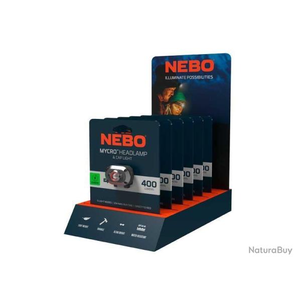 PRESENTOIR DE COMPTOIR NEBO (VIDE) MYCRO/ MYCRO 500+
