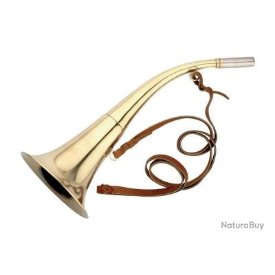 Corne D'appel SNCF – Trompe De Chasse En Laiton – 34 Cm – Vintage