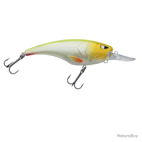 Poisson Nageur Berkley Zilla Deep Crank 11,5cm White Chartreuse