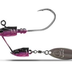 T&ecirc;te Plomb&eacute;e VMC 7156 Twin Jig Pink Lady 7g 1/0 par 2 Pink Lady