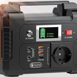 Centrale Électrique Portable : Générateur Solaire 200W, Batterie 151Wh - Chasse - Pêche - Camping