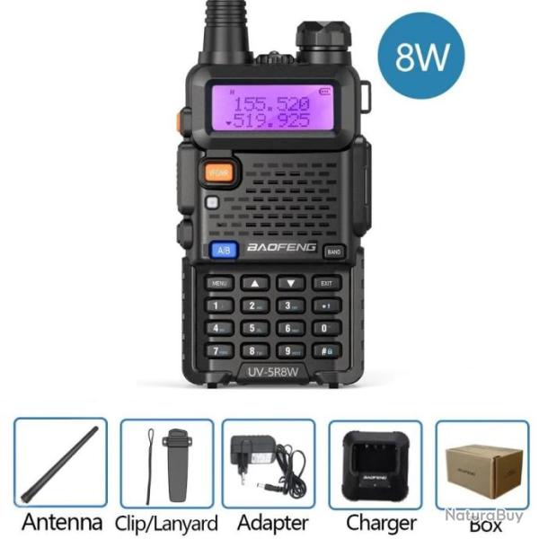 Talkie-Walkie Perfor�, Radio Bidirectionnelle VHF UHF FM, Port�e 16km - Chasse LIVRAISON GRATUITE