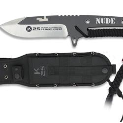 Couteau K25 - Nude - Encord&eacute; noir - Lame 10.8