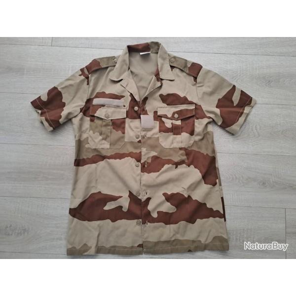 NEUVE Chemise combat arm�e Fran�aise T4 S2 FELIN camouflage sable d�sert 3 couleurs RIP STOP 39/40