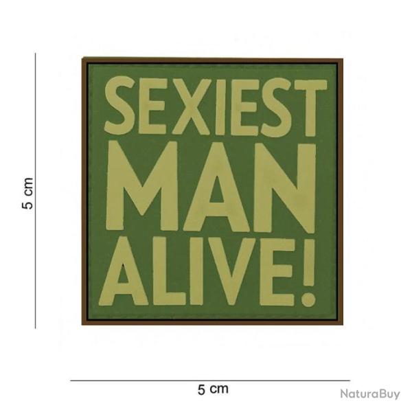 Patch 3D PVC Sexiest man alive OD avec velcro | 101 Inc (0001 0817)
