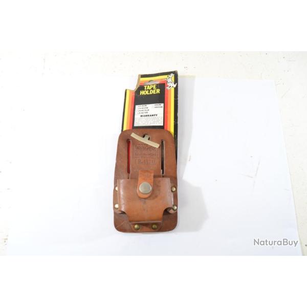 Etui porte mtre (outil) amricain vintage, annes 1980. ACTION LEATHERCRAFT USA Ouvrier