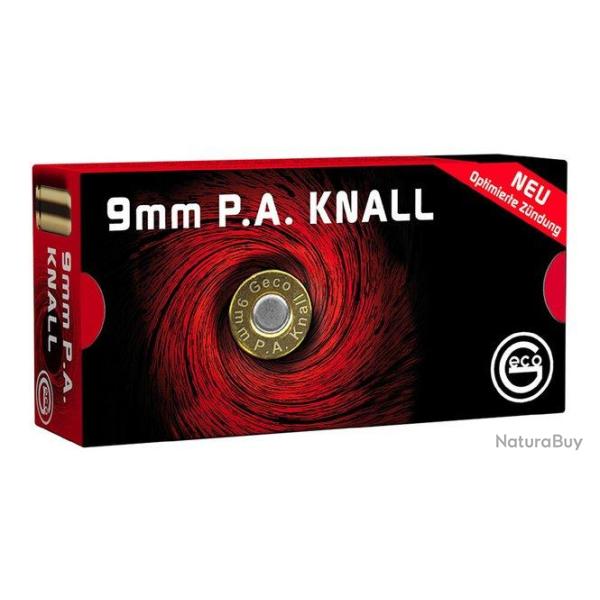Balles � blanc Geco Pistolet - Par 50 - Cal. 9 mm PAK