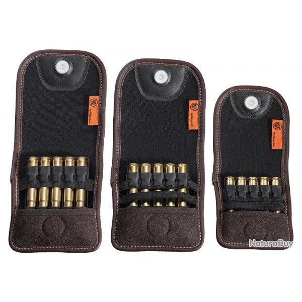 �tuis � cartouche RWS en cuir marron - 5 cartouches - L