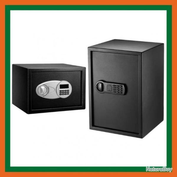 Coffre fort pour arme de poing avec petit coffre - Acier - Noir - Livraison gratuite