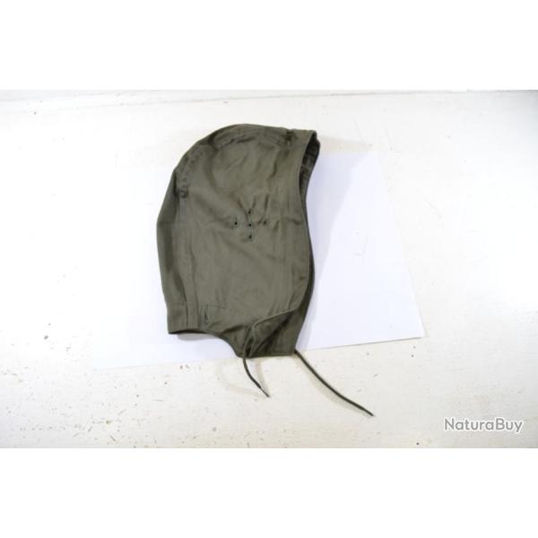 Capuche amovible pour veste de treillis Arm�e Fran�aise SATIN 300 m64. Ann�es 1970 - 1980. Surplus