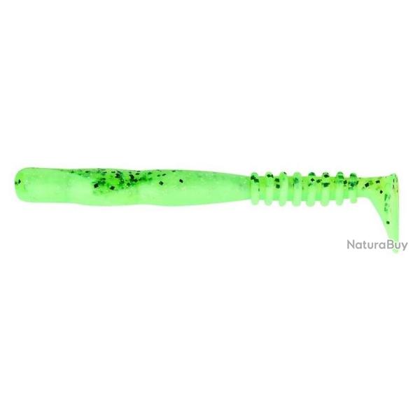FAT ROCKVIBE SHAD 8" 20CM PAR 2 Chart pepper / Glow melon soda - B85